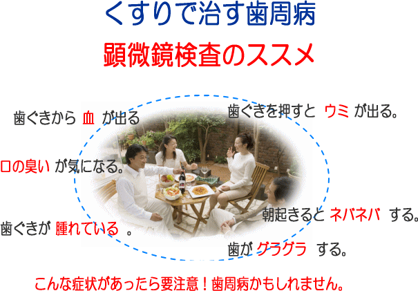 薬で治す歯周病